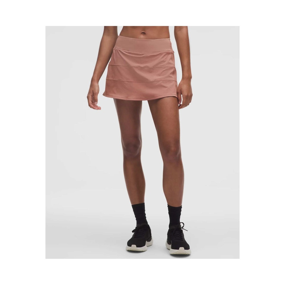 Lululemon Women's Peach Pink Pace Rival Tennis Golf Running‎ Skirt Size 14